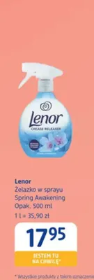 Żelazko w sprayu Lenor Spring Awakening promocja w Drogerie DM