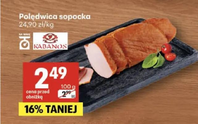 Polędwica sopocka Kabanos promocja w Delikatesy Centrum