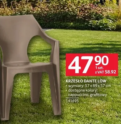 Krzesło Dante Low promocja w Selgros