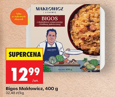 Bigos z dodatkiem wieprzowiny i kiełbasy jałowcowej promocja w Biedronka