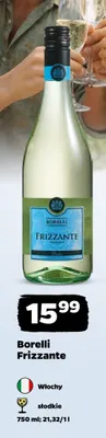 Wino białe Borelli Frizzante promocja w Netto