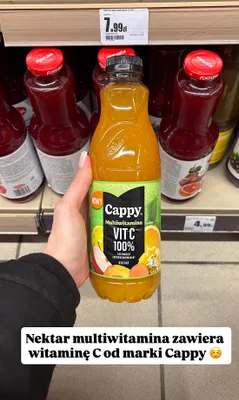 Nektar multiwitamina promocja w Intermarche