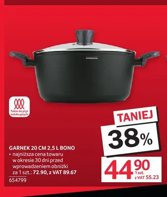 Garnek 20 cm 2,5 l Bono promocja w Selgros