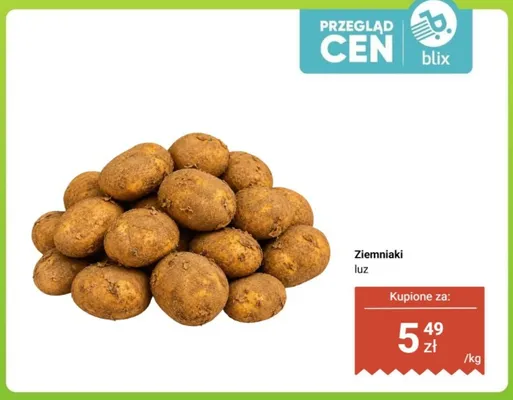 Ziemniaki luz promocja w Dino