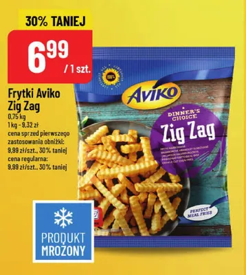 Frytki Zig Zag Aviko promocja w POLOmarket