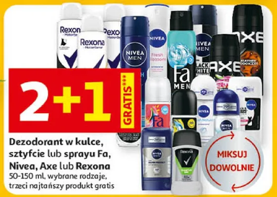 Dezodorant w kulce Nivea promocja w Auchan