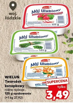 Twarożek kanapkowy różne rodzaje promocja w Kaufland