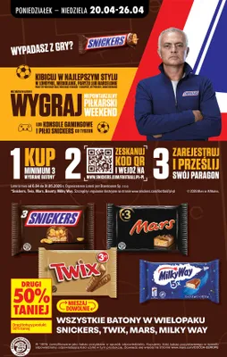 Baton Snickers promocja w Biedronka