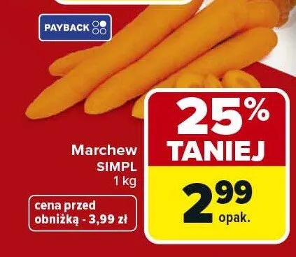 Marchew promocja w Carrefour