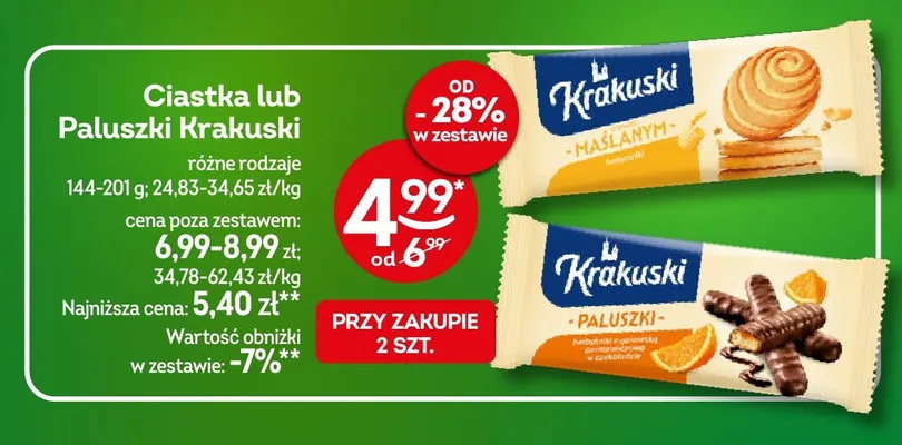 Ciastka Maślane Krakuski promocja w Żabka