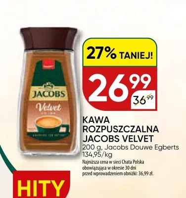 Kawa rozpuszczalna promocja w Chata Polska