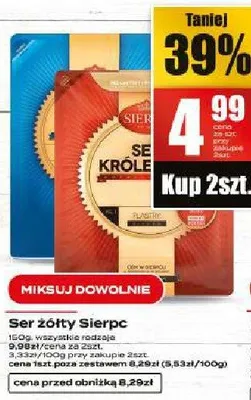 Ser żółty Sierpc promocja w Supeco