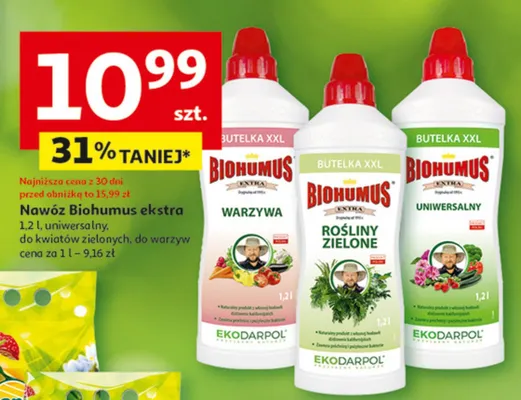 Nawóz Biohumus ekstra promocja w Auchan