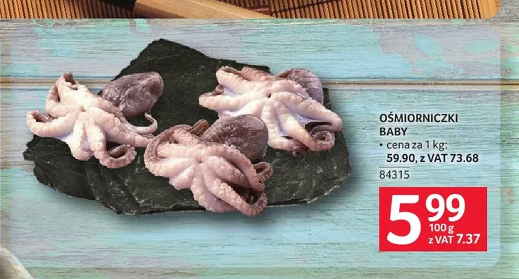 Ośmiorniczki baby promocja w Selgros
