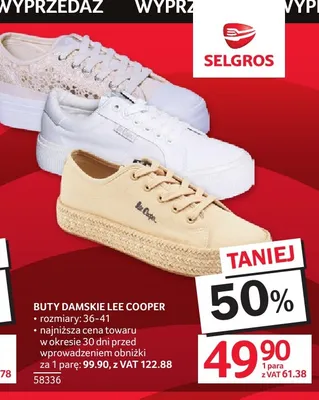 Buty damskie Lee Cooper promocja w Selgros