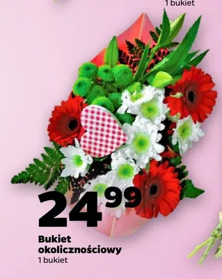 Bukiet okolicznościowy promocja w Netto