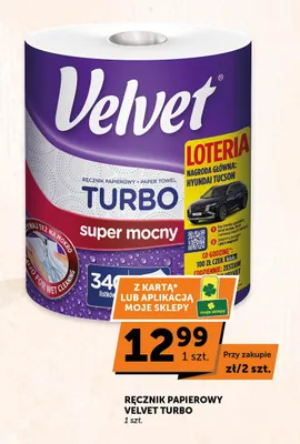 Ręcznik papierowy Velvet Turbo promocja w ABC