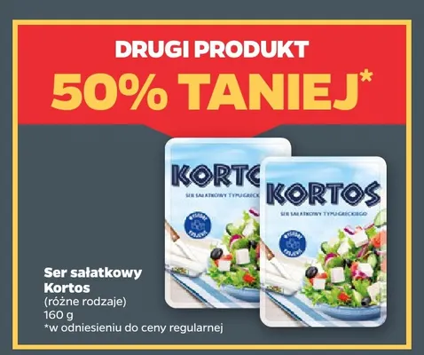 Ser sałatkowy Kortos promocja w Netto