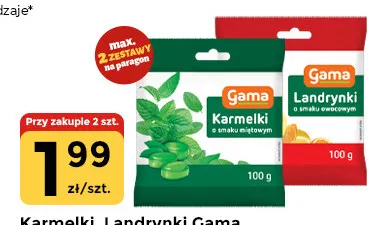 Landrynki owocowe Gama promocja w Społem Częstochowa