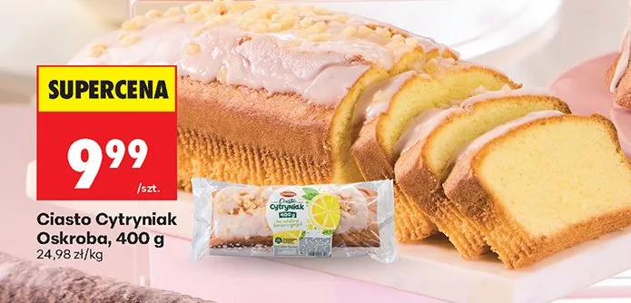 Ciasto cytryniak oskroba promocja w Biedronka