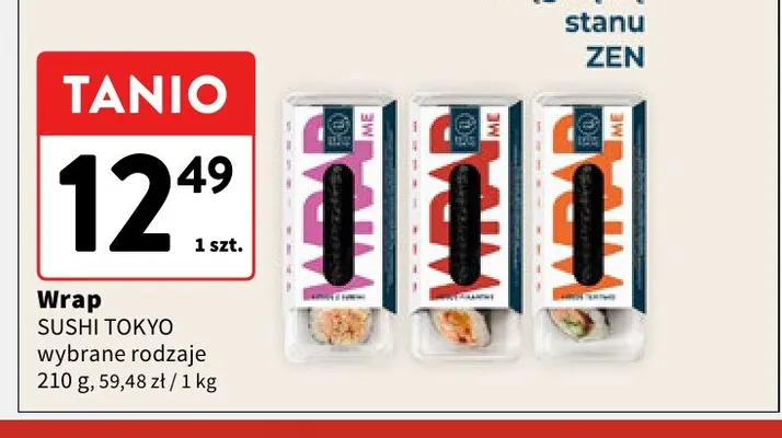 Wrap Sushi Tokyo promocja w Intermarche