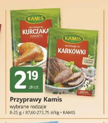 Przyprawa Kamis do kurczaka złocista promocja w Marketvita