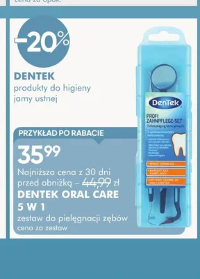 Zestaw do pielęgnacji zębów Dentek Oral Care 5 w 1 promocja w Super-Pharm