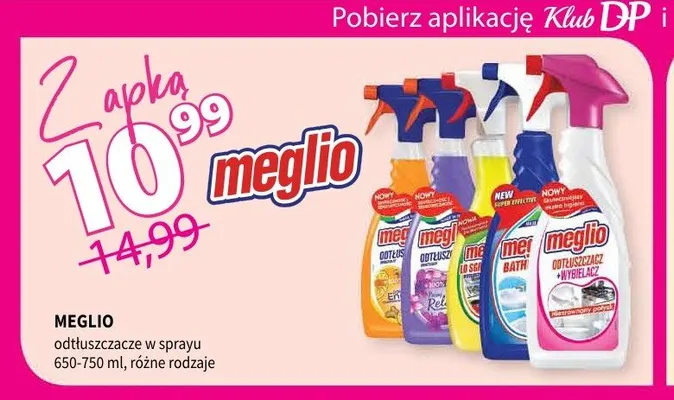 Odtłuszczacz w sprayu Meglio promocja w Drogerie Polskie