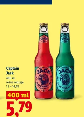 Piwo Captain Jack Blue Pineapple promocja w Lidl