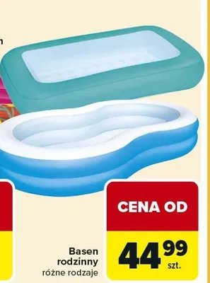 Basen rodzinny różne rodzaje promocja w Carrefour