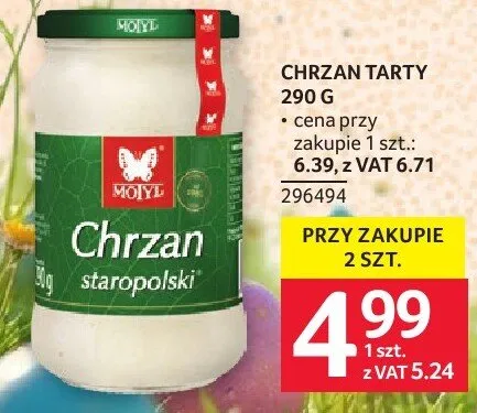 Chrzan staropolski promocja w Selgros