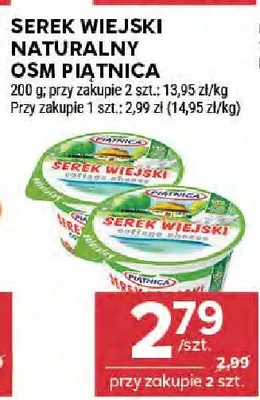 Serek wiejski naturalny OSM Piątnica promocja w Stokrotka