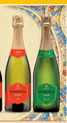 Wino musujące Monistrol Cava Semi Seco promocja w Makro