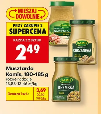 Musztarda Kamis Sarepska promocja w Biedronka