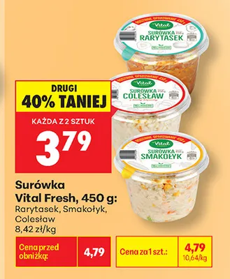 Surówka Smakołyk Vital Fresh promocja w Biedronka