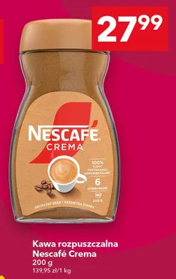 Kawa rozpuszczalna Nescafé Crema promocja w LEWIATAN