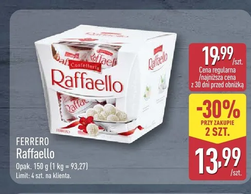 Raffaello FERRERO promocja w Aldi
