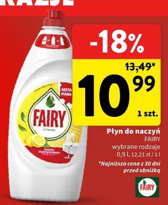 Płyn do naczyń FAIRY wybrane rodzaje promocja w Intermarche
