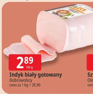 Indyk biały gotowany Dobrowolscy promocja w Leclerc