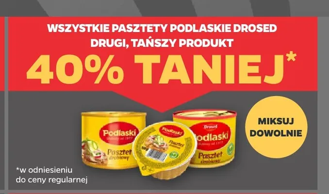 Pasztet Podlaski pomidorowy promocja w Netto