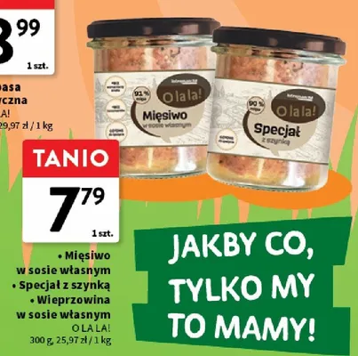 Wieprzowina w sosie własnym O la la! promocja w Intermarche