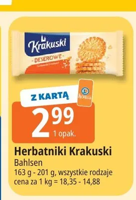 Herbatniki Krakuski promocja w Leclerc