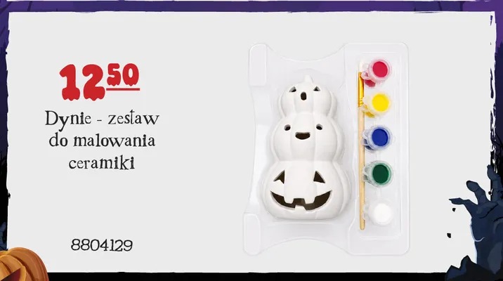 Zestaw do malowania ceramiki Dynie promocja w MR. DIY