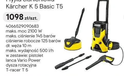 Myjka ciśnieniowa K 5 Basic T5 promocja w Castorama