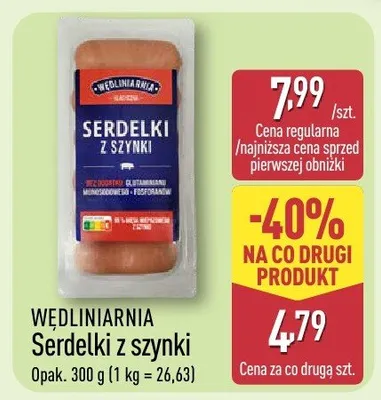 Serdelki z szynki promocja w Aldi