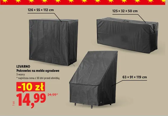 Pokrowiec na meble ogrodowe LIVARNO promocja w Lidl
