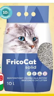 Żwirek dla kota bentonitowy FricoCat Solid promocja w Dino