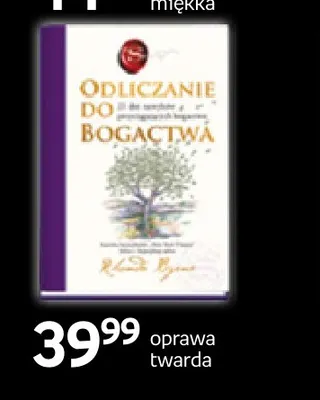 Książka Odliczanie do bogactwa Rhonda Byrne promocja w Empik