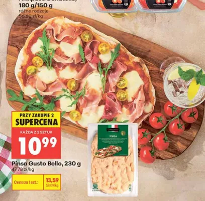 Pinsa Gusto Bello promocja w Biedronka