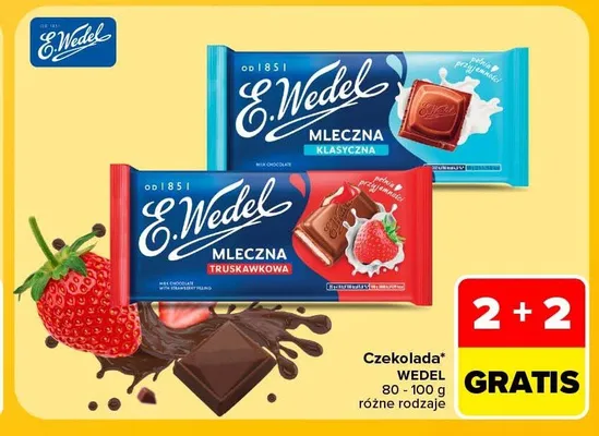 Czekolada mleczna klasyczna E.Wedel promocja w Carrefour Market